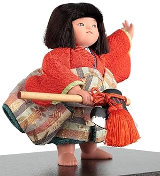 Amazon | 五月人形 幸一光 コンパクト 松崎人形 金太郎 武者人形